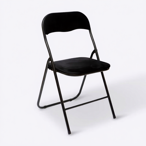 5five Folding Chair Velvet Black