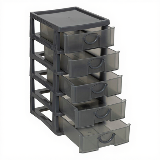5 five 5-Drawer Mini Storage Tower