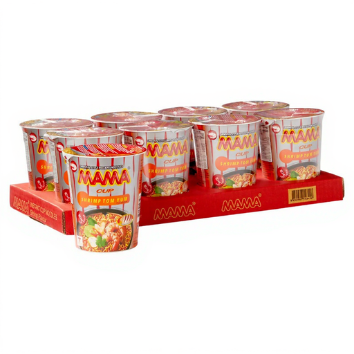 MAMA Instant Noodles Shrimp Cup 8 X 70g