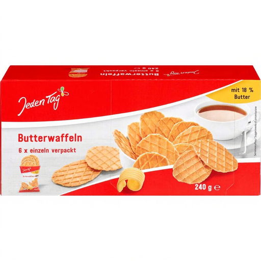 Jeden Tag Butter Waffles 6 x 40g
