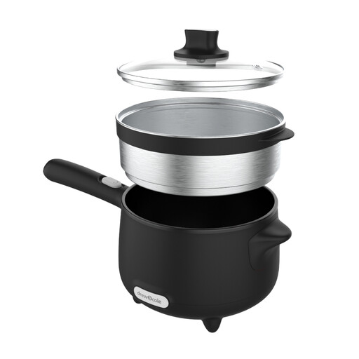 Drew&Cole Cleverpot Cooking Pot - Black, 1.2L