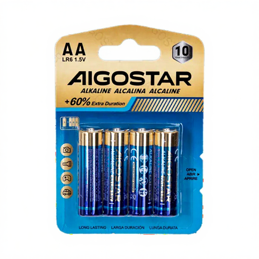 Aigostar Alkaline Battery LR6 (AA) 1.5V 4pcs