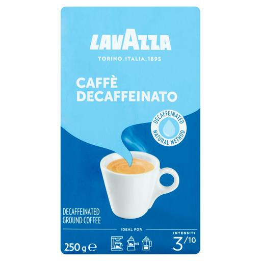 Lavazza Decaf Classico Ground Coffee 250g pack