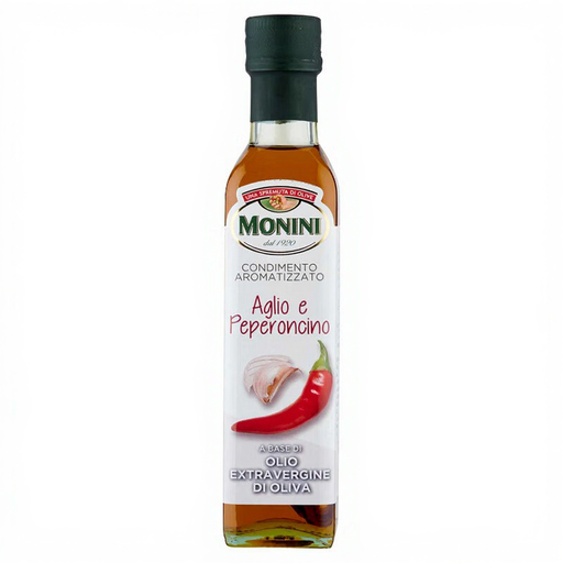 Monini Extra Virgin Olive Oil Garlic Chilli - 250 ml