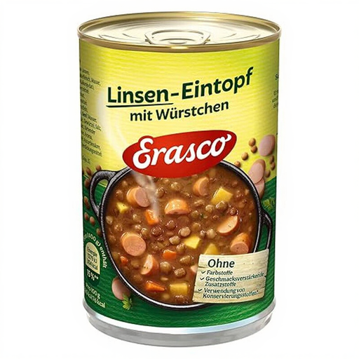 Erasco Lentil Stew with Sausages 400g