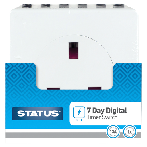 STATUS S7DDT3 7DAY DIGITAL TIMER SWITCH