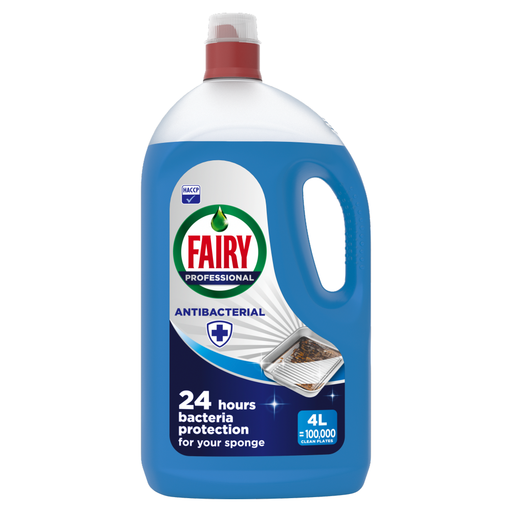 Fairy Professional Washing Up Liquid, Antibacterial, 4l