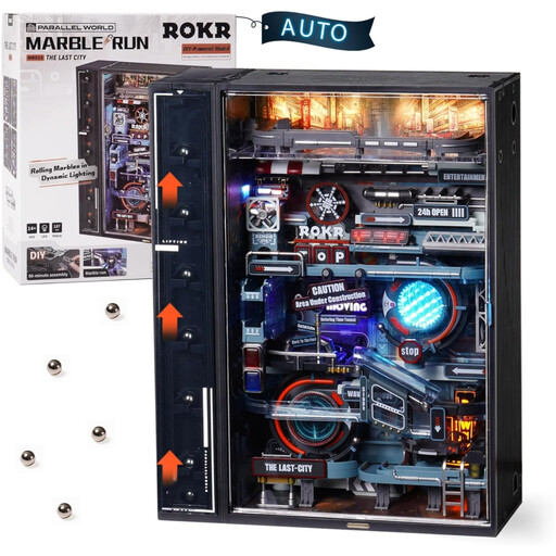 Robotime ROKR The Last City Marble Run DIY 3D Puzzle Set
