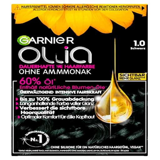 Garnier Olia Hair Color 1.0 Black