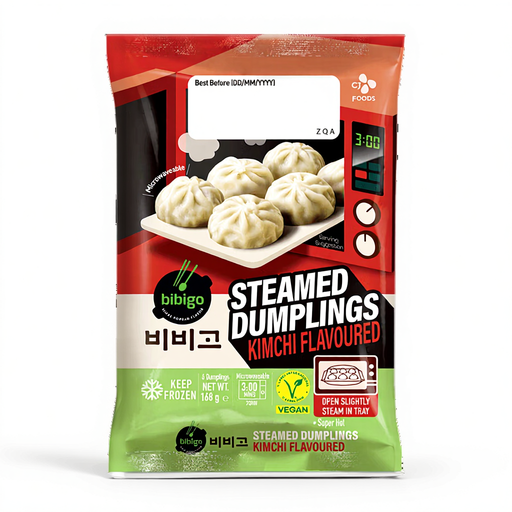 bibigo Steamed Dumplings Kimchi 168 g