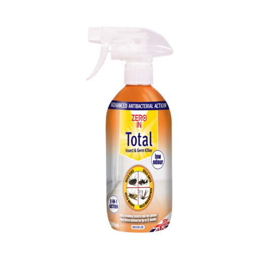 Zero In Total Insect and Germ Killer 500ml, Anti-Bacterial Insecticidal Spray