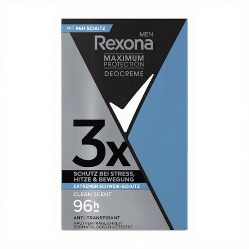 REXONA Men Maximum Protection AntiTranspirant CreamStick Clean Scent 45ml