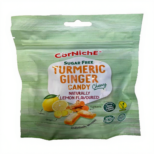 Corniche Sugar-Free Ginger Fudge Lemon 100g