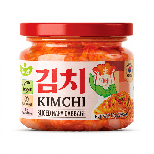 Bocal de Delief Sliced Napa Cabbage Kimchi 215g