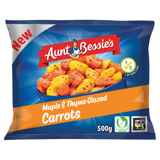 Aunt Bessie's Maple & Thyme Glazed Carrots, 500g