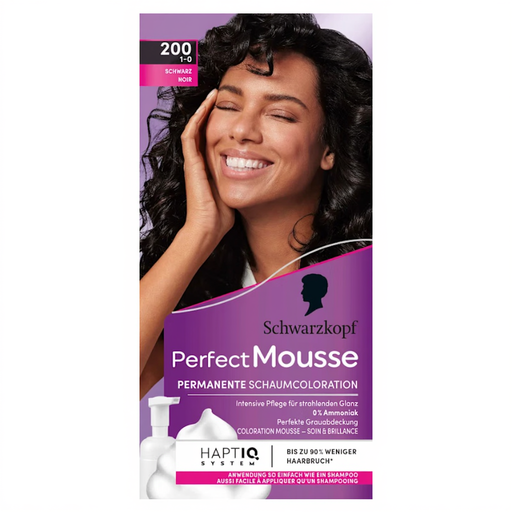 Perfect Mousse Foam Hair Color 1-0/200 Black