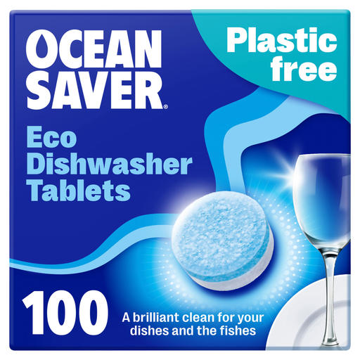 OceanSaver Eco-Friendly Dishwasher Tablets - Pack of 100
