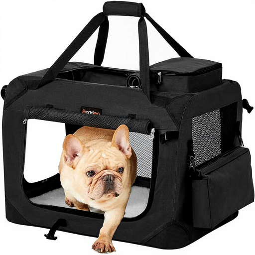 Euziel Foldable Dog Transport Box - 60 x 42 x 42 cm