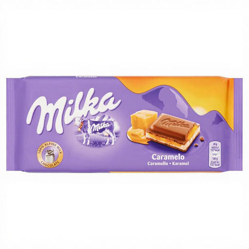 Milka Chocolate Bar Caramel