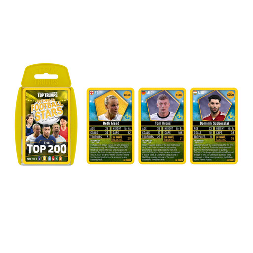 Top Trumps World Football Stars Top 200 Pack 2