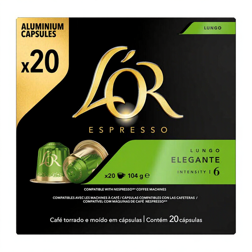 L'OR Lungo Elegante Coffee Capsules