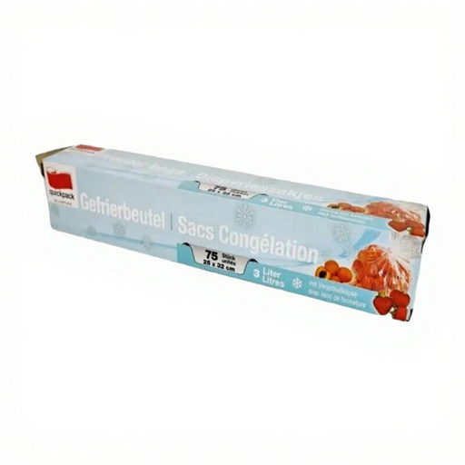 Gefrierbeutel 3L mit Clip
