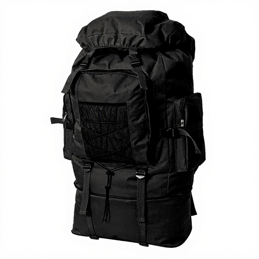 vidaXL Military-Style Backpack XXL 100 L Black