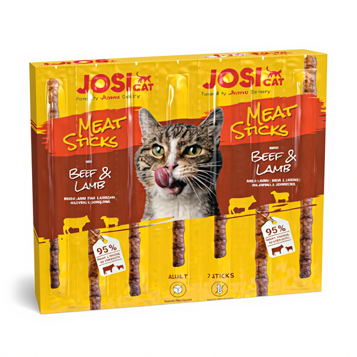 JosiCat Meat Sticks Beef & Lamb 7 x 5g