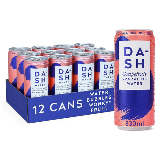 Dash Water - Sparkling Water Infused With Wonky grapefruits