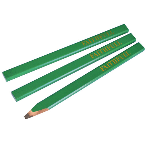 Faithful Carpenters Pencils 3 Pack Hard Graded