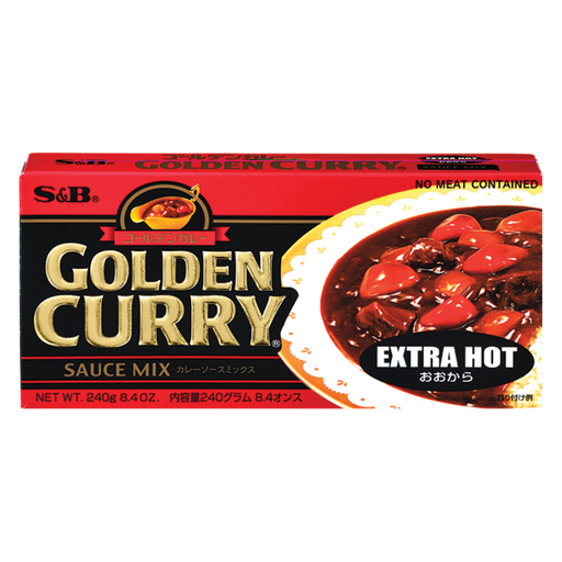S&B Golden Curry Extra Hot 220g