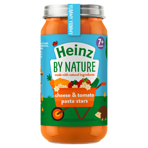 Heinz Cheesy Tomato Pasta Stars Jar 7+ Months 200g