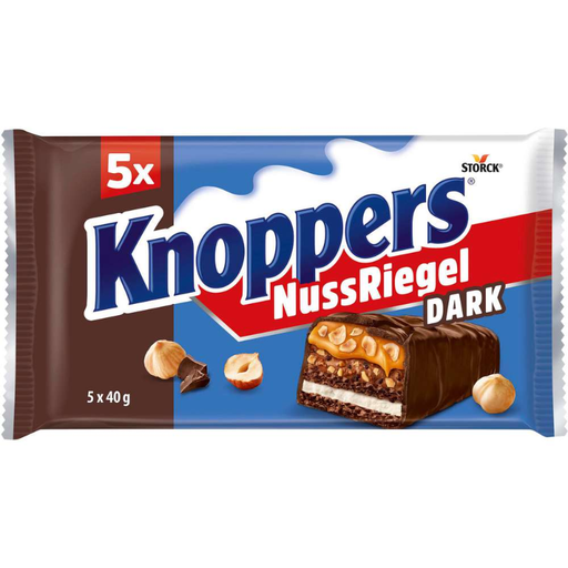 Knoppers Dark Hazelnut Wafer Bar 5-Pack