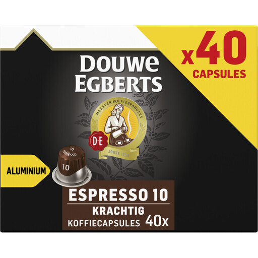 Douwe Egberts Espresso Strong Coffee Capsules - 40 pcs