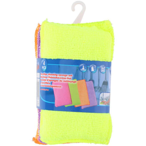 Lifetime Clean Cleaning Sponges 4 Pieces
