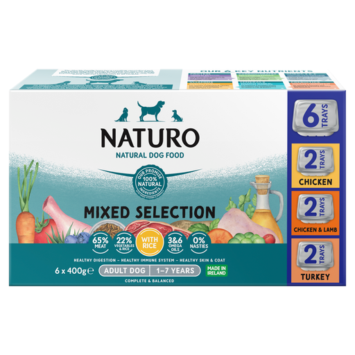 Naturo Natural Dog Food Mixed Selection Adult