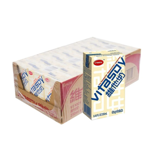 Vitasoy Regular Soya Drink, 48 individual 250ml cartons