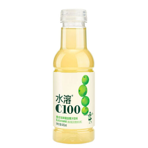 Nongfu Spring C100 Green Peel Orange Flavour