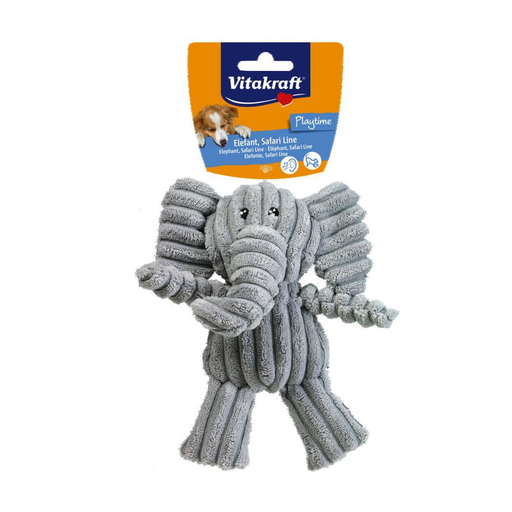 vitakraft Safari Line Plush Elephant Dog Toy 1Pc