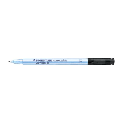 STAEDTLER Lumocolor Correctable F - Black (F/M Line Widths)