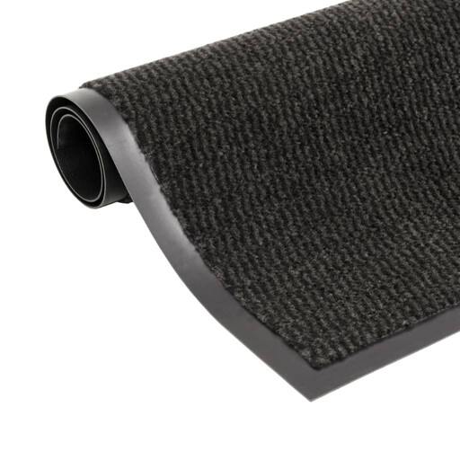 vidaXL Quadratische Saugf?hige Matte, gewebt, 60x90 cm, Schwarz