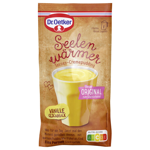 Dr. Oetker Seelenw?rmer Tassenpudding Vanille-Geschmack