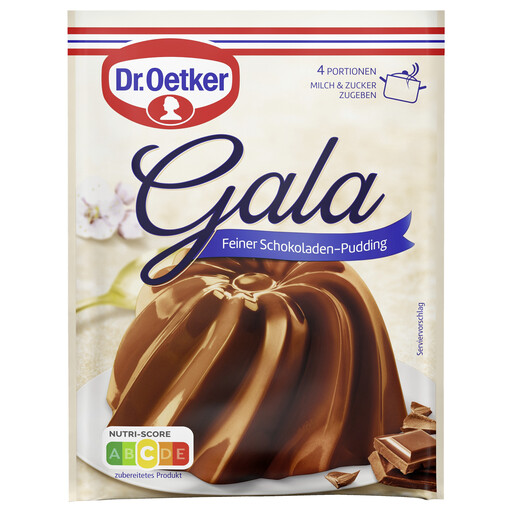 Dr. Oetker Gala Chocolate Pudding Mix, 2 Pack (2 x 50g) 100g