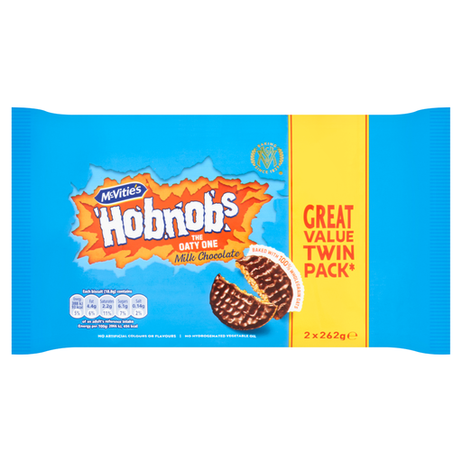 McVitie's Hobnobs Milk Chocolate Twin Pack