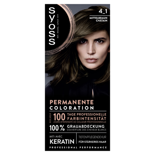 syoss Hair Color 4_1 Medium Brown