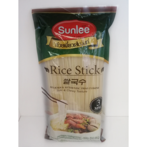 Sunlee Rice Stick Straight 3mm 400g