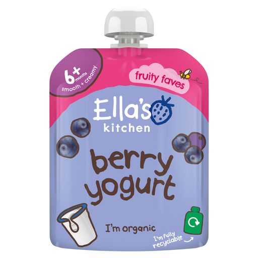 Ella's Kitchen Berry Yummy Greek Yoghurt Pouch
