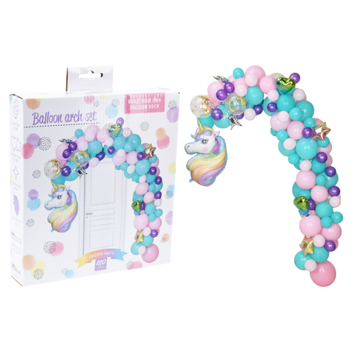 Einhorn Ballon Set (120-teilig)