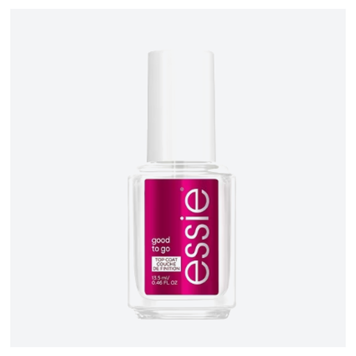 Essie Good to Go sneldrogende topcoat in een transparant flesje
