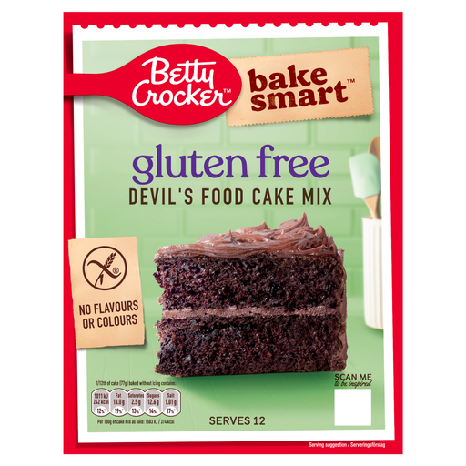Betty Crocker Devil's Food Gluten Free Cake Mix 425g
